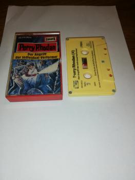Perry Rhodan Folge 4 Der Angriff der Individual-Verformer 5-fach Silber geschraubt Gelb 516303.0 Europa(Innencover beschädigt)